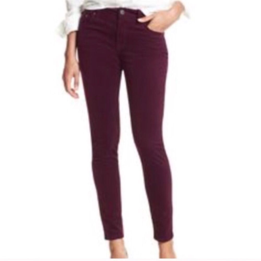 Banana Republic Cords in Beet Red